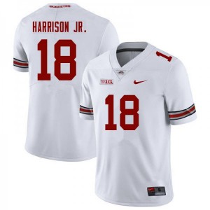 #18 Marvin Harrison Jr. Ohio State Buckeyes Alumni For Mens Jersey - White