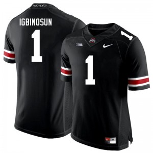 OSU #1 Men Davison Igbinosun Jersey Black Football NCAA 479061-287