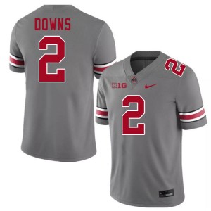 #2 Caleb Downs Ohio State Buckeyes 2023 Alternate Mens Jersey - Gary