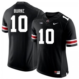 Ohio State Buckeyes #10 Mens Denzel Burke Jersey Black Football Official 695387-455