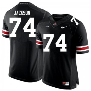 Ohio State #74 Men Donovan Jackson Jersey Black Football Embroidery 276403-247