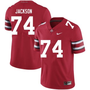 Ohio State #74 Men Donovan Jackson Jersey Red Football 2024-25 471156-744