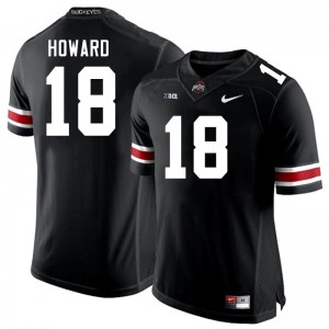 Ohio State #18 Men's Will Howard Jersey Black Football Alumni 105873-441