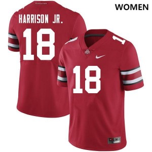 #18 Marvin Harrison Jr. Ohio State Buckeyes Alumni For Women Jersey - Red