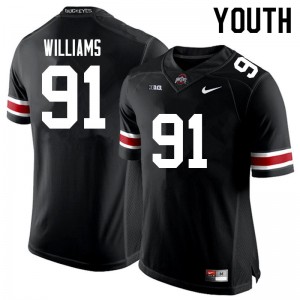 Ohio State #91 Youth Tyleik Williams Jersey Black Football NCAA 857943-705
