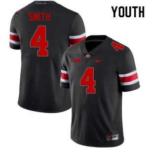 #4 Jeremiah Smith Ohio State Buckeyes College Youth(Kids) Jersey - Blackout