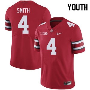#4 Jeremiah Smith Ohio State Buckeyes Limited For Youth(Kids) Jersey - Red