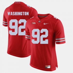 #92 Adolphus Washington Ohio State Buckeyes Mens Alumni Football Game Jersey - Scarlet