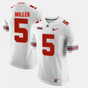 #5 Braxton Miller Ohio State Buckeyes Alumni Football Game For Men's Jersey - White