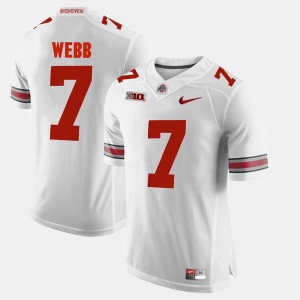 #7 Damon Webb Ohio State Buckeyes Mens Alumni Football Game Jersey - White