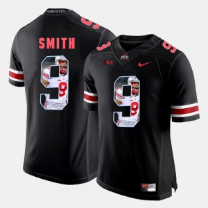 #9 Devin Smith Ohio State Buckeyes Pictorial Fashion Men Jersey - Black