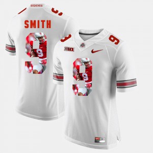 #9 Devin Smith Ohio State Buckeyes Pictorial Fashion Men's Jersey - White