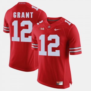 #12 Doran Grant Ohio State Buckeyes Men's Alumni Football Game Jersey - Scarlet