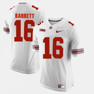 Ohio State Buckeyes No16 J. T. Barrett White Diamond Quest Stitched NCAA Jersey