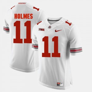 #11 Jalyn Holmes Ohio State Buckeyes Alumni Football Game Mens Jersey - White