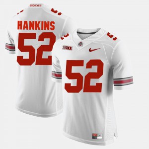 #52 Johnathan Hankins Ohio State Buckeyes For Men's Alumni Football Game Jersey - White