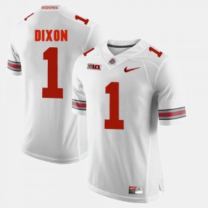 #1 Johnnie Dixon Ohio State Buckeyes Alumni Football Game For Men's Jersey - White