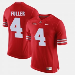 #4 Jordan Fuller Ohio State Buckeyes Men's Alumni Football Game Jersey - Scarlet