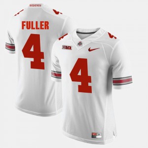 #4 Jordan Fuller Ohio State Buckeyes Men's Alumni Football Game Jersey - White