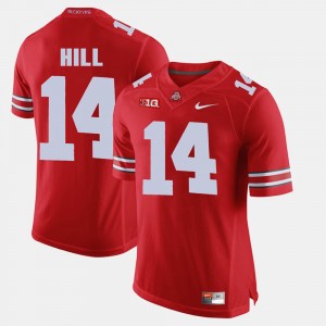 #14 K.J. Hill Ohio State Buckeyes Mens Alumni Football Game Jersey - Scarlet