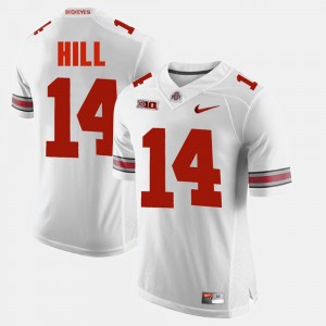 #14 K.J. Hill Ohio State Buckeyes Alumni Football Game For Men's Jersey - White