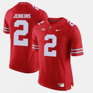 #2 Malcolm Jenkins Ohio State Buckeyes Alumni Football Game For Men's Jersey - Scarlet