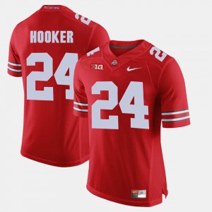 #24 Malik Hooker Ohio State Buckeyes Alumni Football Game For Men's Jersey - Scarlet