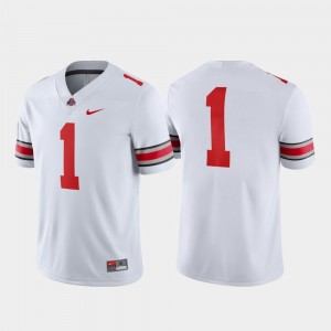 #1 Ohio State Buckeyes Game Mens College Football Jersey - White