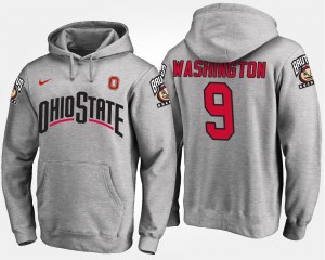 #92 Adolphus Washington Ohio State Buckeyes For Men's Hoodie - Gray