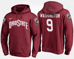 #92 Adolphus Washington Ohio State Buckeyes For Men Hoodie - Scarlet