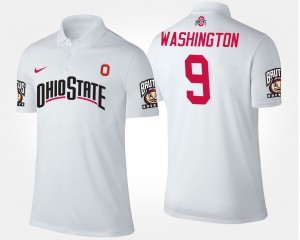 #92 Adolphus Washington Ohio State Buckeyes For Men Polo - White