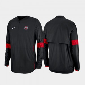 Ohio State Buckeyes Quarter-Zip 2019 Coaches Sideline For Men's Jacket - Black