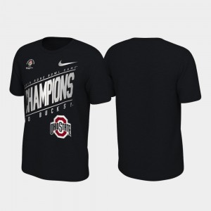 Ohio State Buckeyes 2019 Rose Bowl Champions Locker Room Men T-Shirt - Black