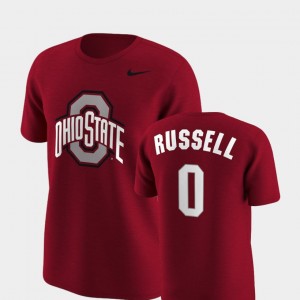 #0 D'Angelo Russell Ohio State Buckeyes Future Stars Men Replica T-Shirt - Scarlet