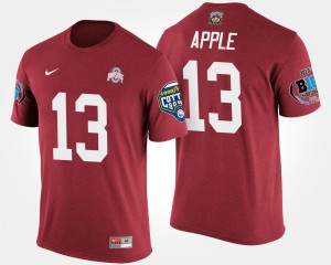 #13 Eli Apple Ohio State Buckeyes Bowl Game Big Ten Conference Cotton Bowl Men T-Shirt - Scarlet