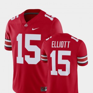 #15 Ezekiel Elliott Ohio State Buckeyes Men's Player Alumni Football Game Jersey - Scarlet