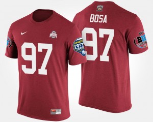 #97 Joey Bosa Ohio State Buckeyes Bowl Game Mens Big Ten Conference Cotton Bowl T-Shirt - Scarlet