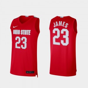 #23 LeBron James Ohio State Buckeyes Alumni Limited Men Jersey - Scarlet