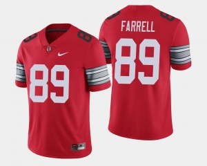 #89 Luke Farrell Ohio State Buckeyes 2018 Spring Game Limited Men's Jersey - Scarlet