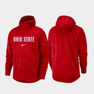 Ohio State Buckeyes Spotlight Basketball Team Logo Pullover Mens Hoodie - Scarlet