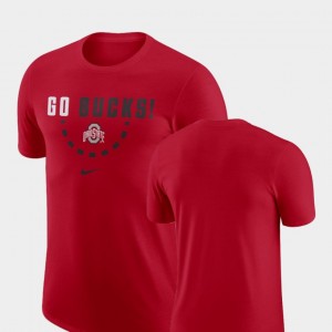 Ohio State Buckeyes Basketball Team Men's T-Shirt - Scarlet