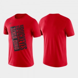 Ohio State Buckeyes Basketball Performance Just Do It Men T-Shirt - Scarlet