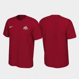 Ohio State Buckeyes Men Legend Left Chest Logo T-Shirt - Scarlet