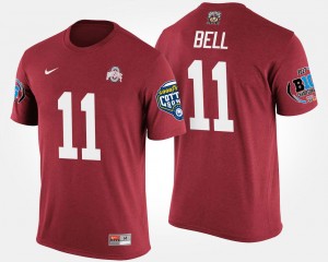 #11 Vonn Bell Ohio State Buckeyes Bowl Game Big Ten Conference Cotton Bowl Men's T-Shirt - Scarlet