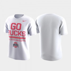 Ohio State Buckeyes Mens Performance Local Verbiage T-Shirt - White
