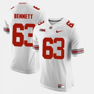 #63 Michael Bennett Ohio State Buckeyes Alumni Football Game For Men Jersey - White