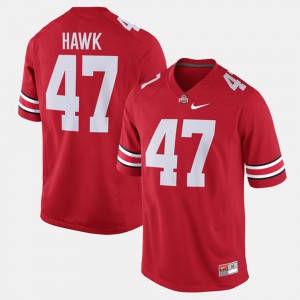 #47 A.J. Hawk Ohio State Buckeyes Alumni Football Game Men Jersey - Scarlet