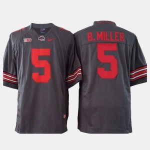 Ohio State Buckeyes No1 B.Miller Black USA Flag College Football Jersey