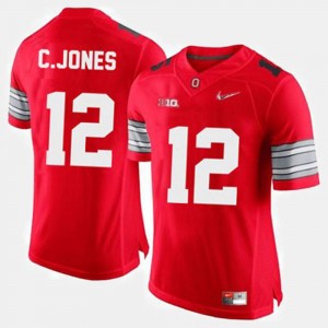 #12 Cardale Jones Ohio State Buckeyes Men's College Football Jersey - Red