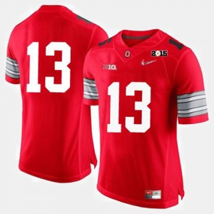 #13 Ohio State Buckeyes Men's College Football Jersey - Red